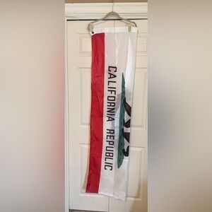 New Nyl Glo California Republic Polyester Flag 3 x 5 Feet  Brass Grommets